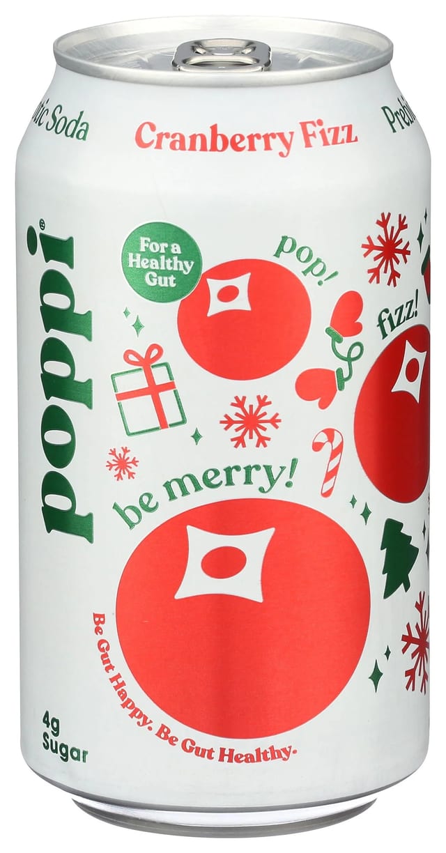 Poppi Cranberry Fizz Can.