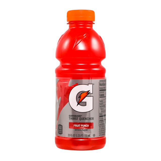 Gatorade Fruit Punch.