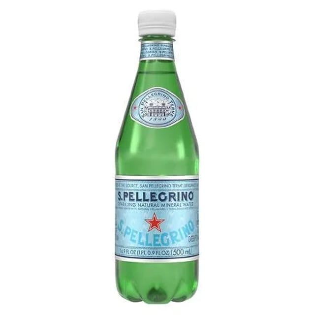 San Pellegrino Sparkling Water.