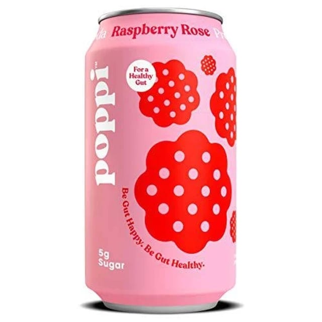 Poppi Raspberry Rose Can.