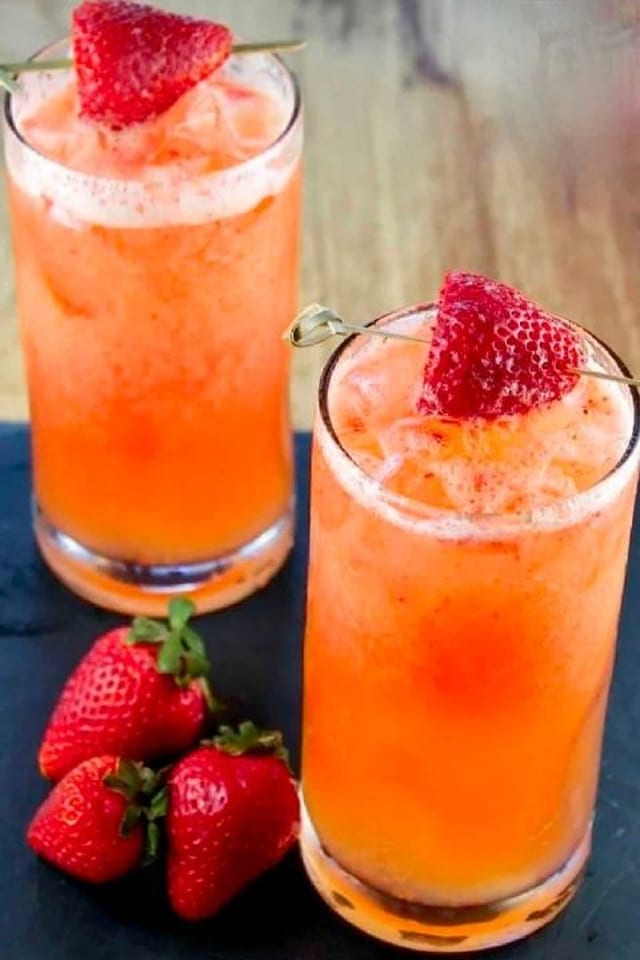 Watermelon Strawberry Lemonade.