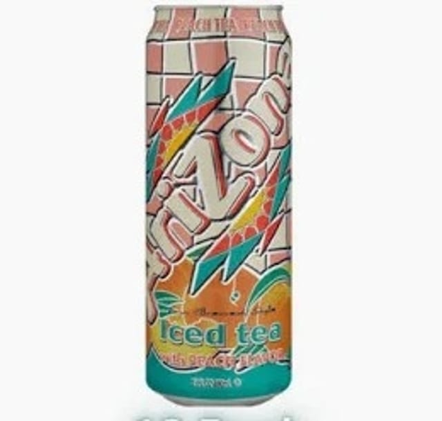 Arizona Iced Tea Peach Can.