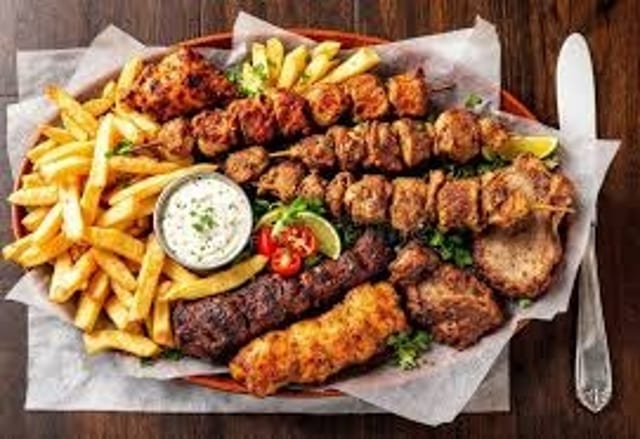 Desert Fire Platter.