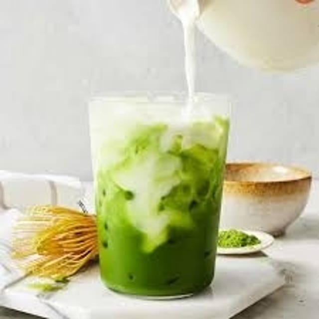 Iced Matcha Latte.