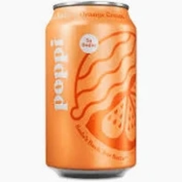 Poppi Orange Cream can.