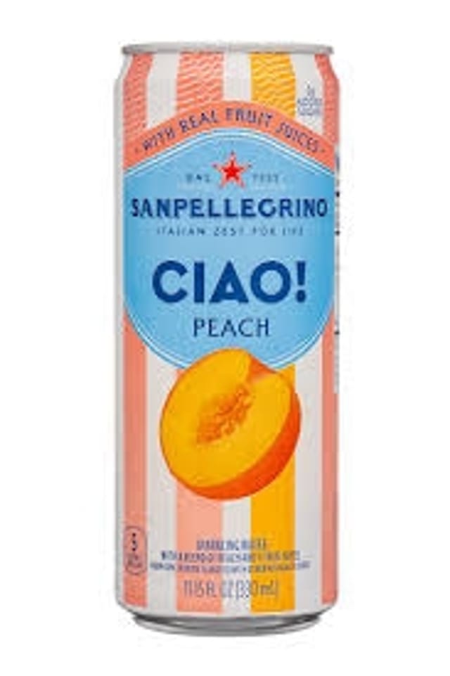 San Pellegrino Peach Ciao.