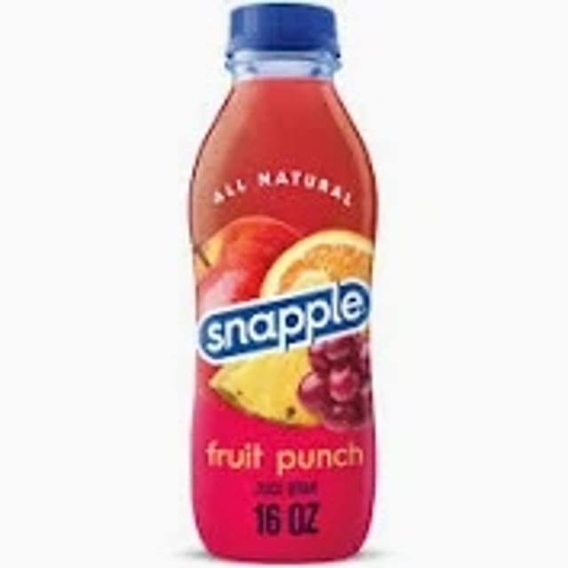 Snapple Juice Ftuit Punch.