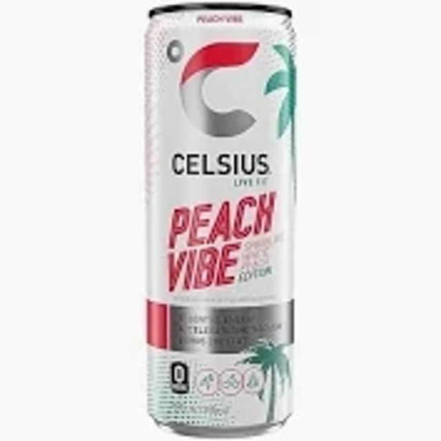 Celsius Peach Vibe.