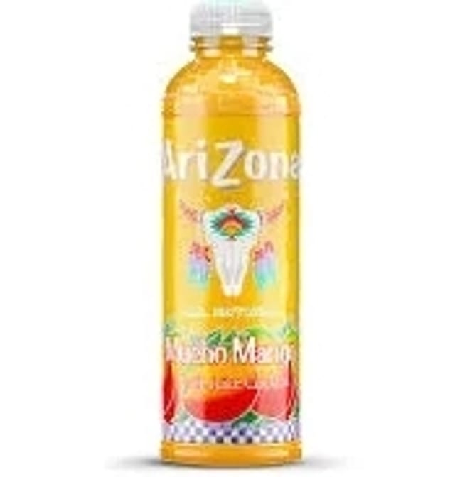 Arizona Mucho Mango bottle.