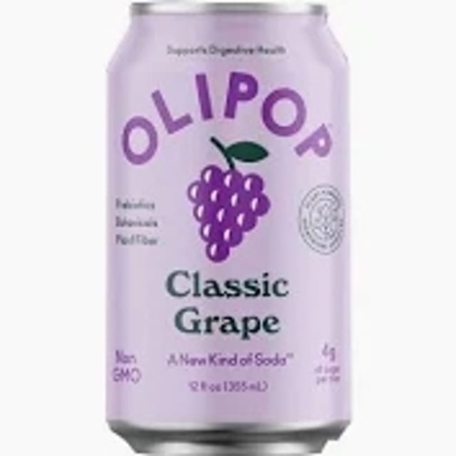 Olipop Grape can.