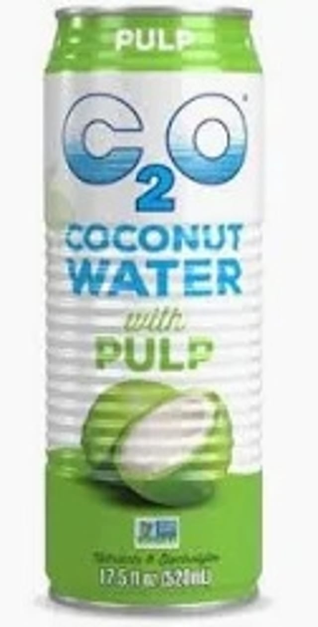 C2O Coconut Water pulp.